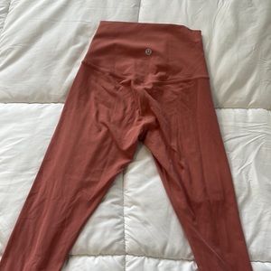 Lululemon cropped align legging size 2